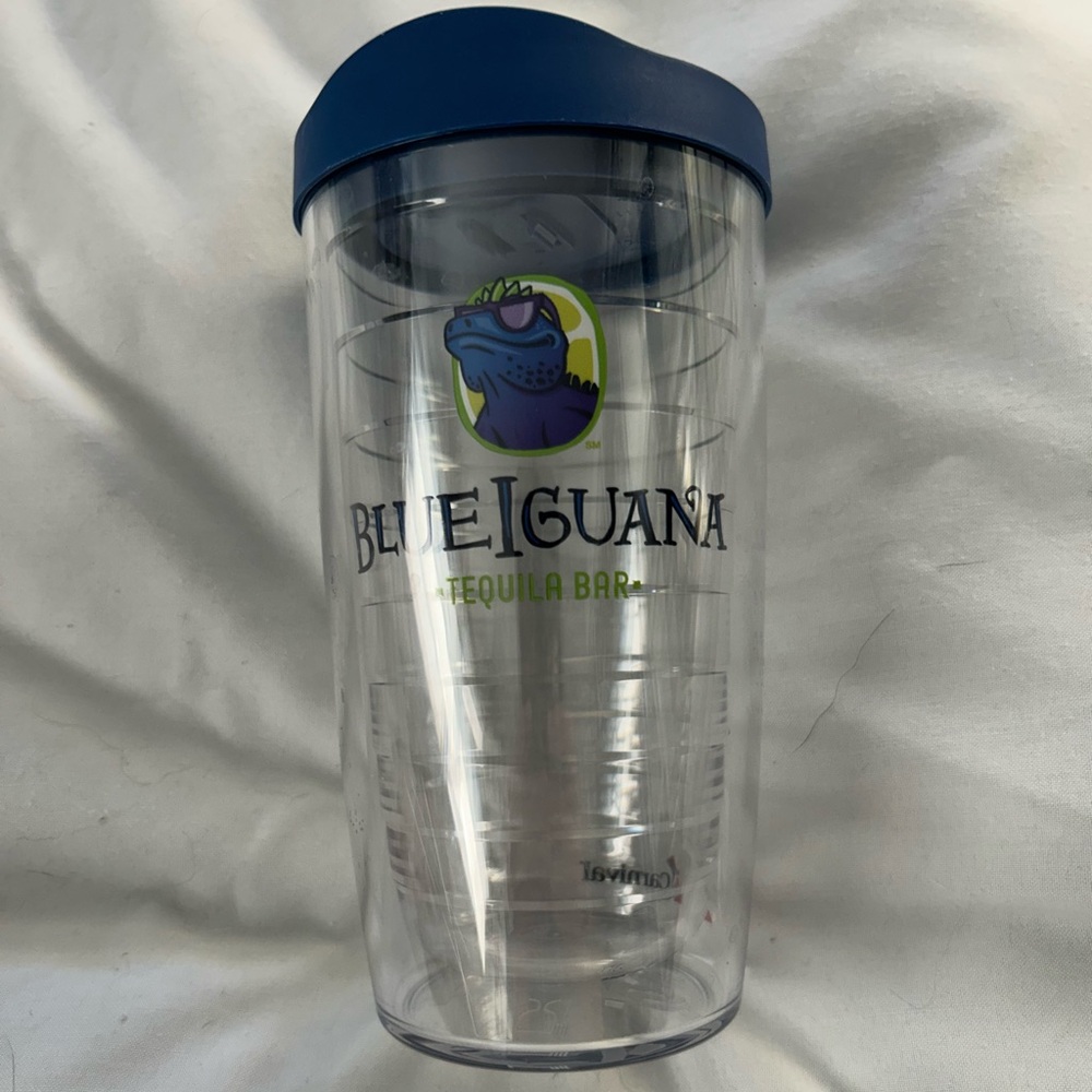 Tervis Blue Iguana Tumbler with Lid from Carnival Cruise